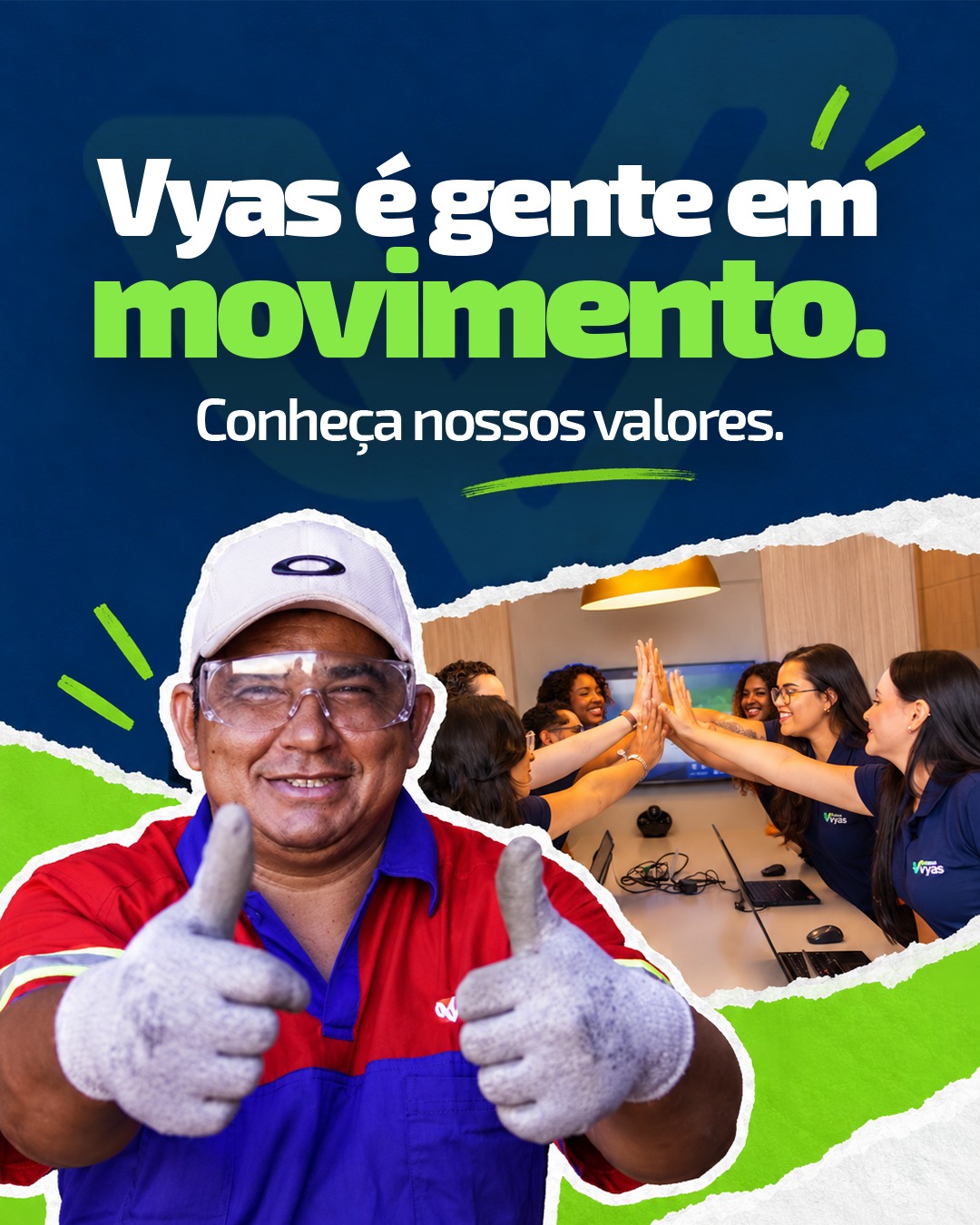 Isso é ser Vyas🤝✨ No Grupo Vyas, evoluir é uma construção diária, feita por pessoas, escolhas e atitudes…